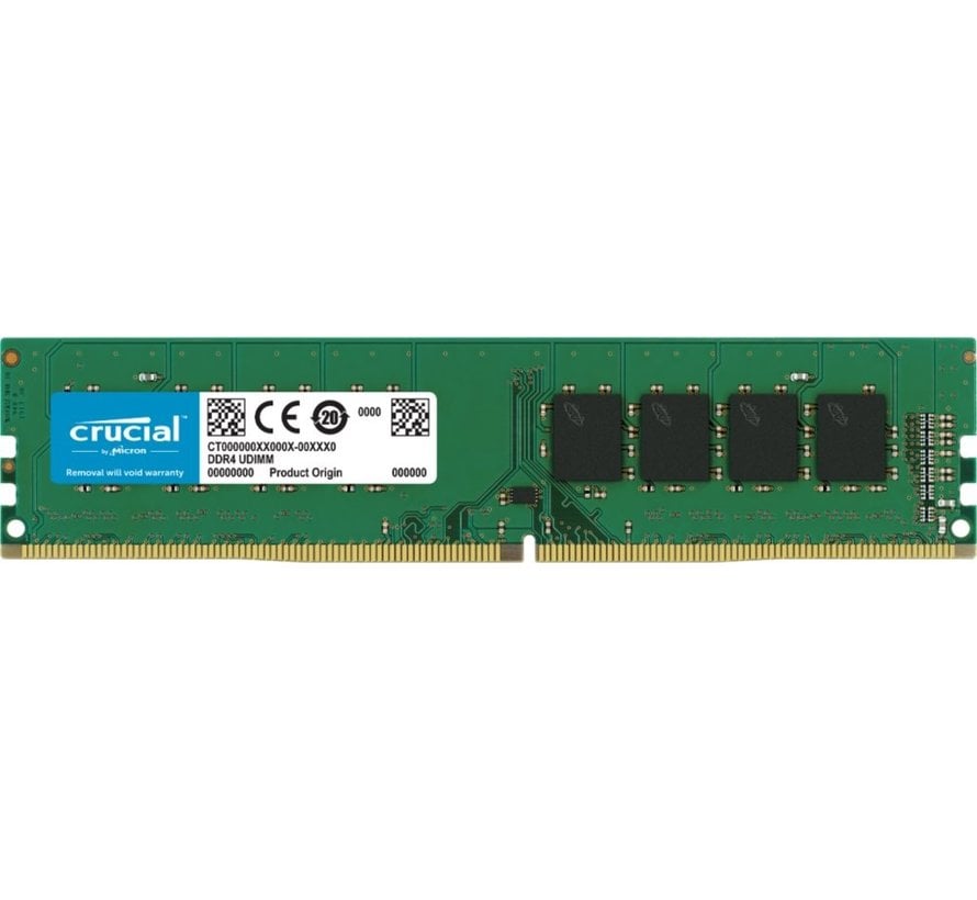 | 1x32GB DDR4 | 3200MHz | DIMM | CL22 | Geheugenmodule | RAM