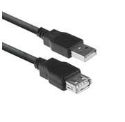 ACT AC3043 USB-kabel 3 m USB 2.0 USB A Zwart