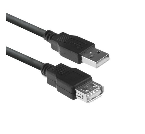 ACT AC3043 USB-kabel 3 m USB 2.0 USB A Zwart
