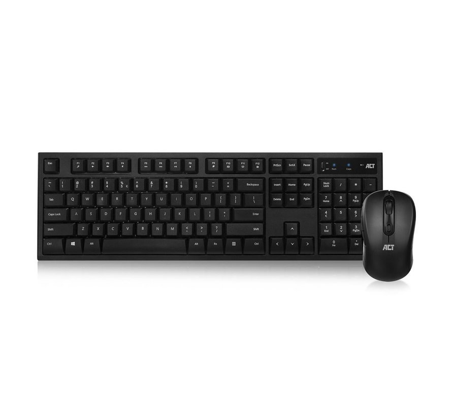AC5700 toetsenbord RF Draadloos QWERTY US International Zwart