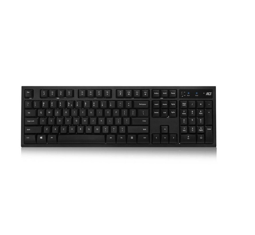 AC5700 toetsenbord RF Draadloos QWERTY US International Zwart