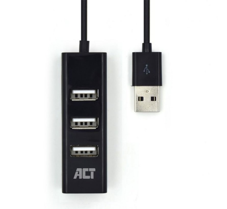 AC6205 interface hub USB 2.0 480 Mbit/s Zwart