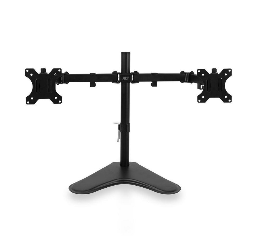AC8320 | Verstelbare Monitor-bureausteun | Tot 32" | Max 8kg | VESA 100x100 | 2 Monitoren