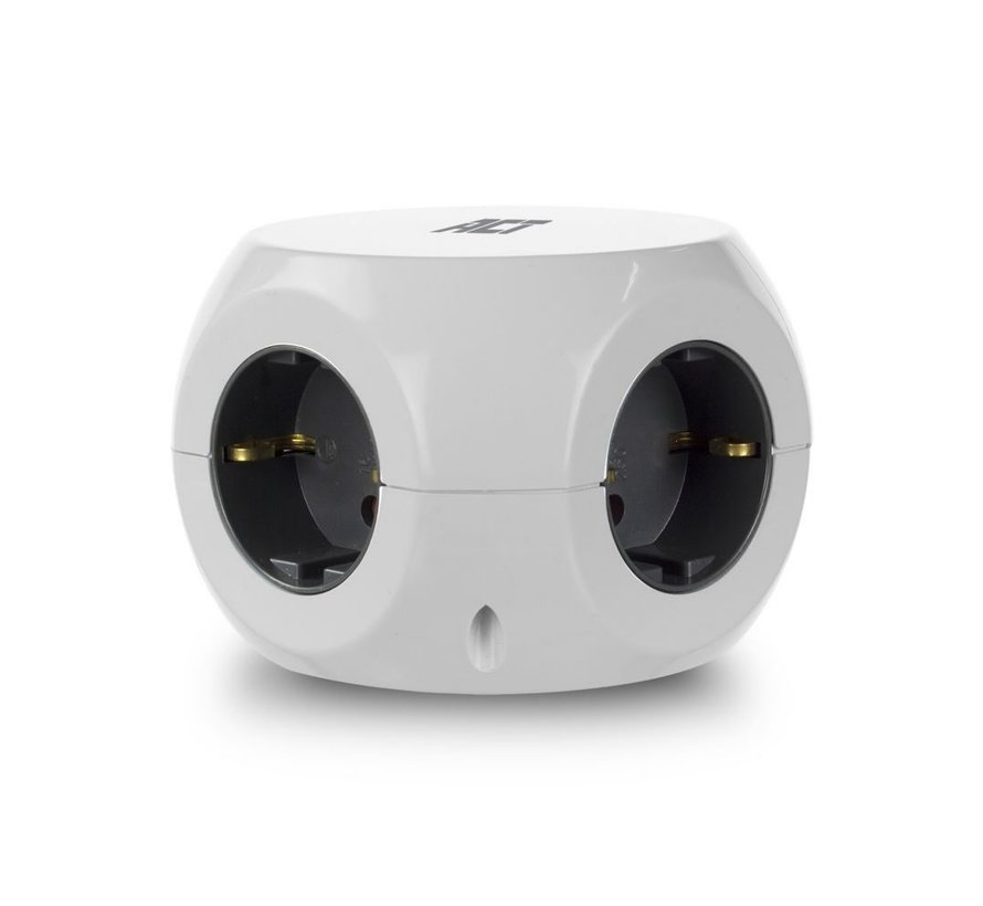 AC2415 | Stekkerdoos | 3 Stopcontacten | 1,5 m | Binnen | Wit