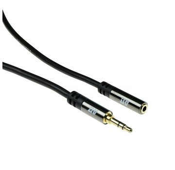 ACT AC3615 audio kabel 2 m 3.5mm Zwart