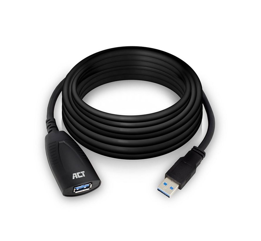 AC6105 | USB 2.0 Booster | 5m | Zwart