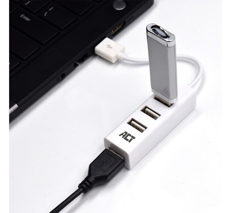 AC6200 interface hub USB 2.0 480 Mbit/s Wit