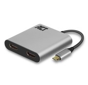 ACT AC7012 USB-C naar HDMI voor 2 monitoren MST