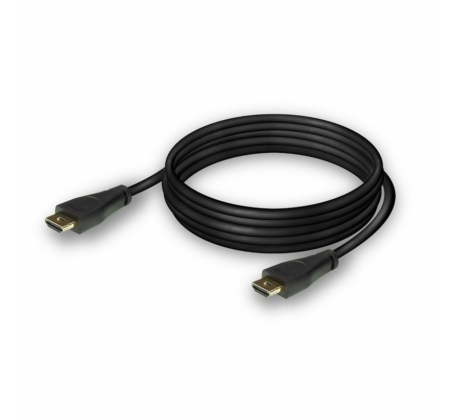 AK3863 HDMI kabel 3 m HDMI Type A (Standaard) Zwart
