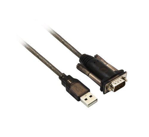 ACT AC6000 seriële kabel Zwart 1,5 m USB Type-A DB-9