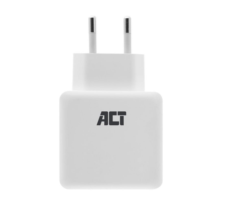 AC2125 | Fast Charge Dual USB-A Oplader 30W | Wit