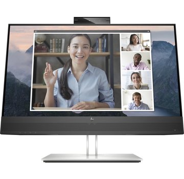 Hewlett Packard HP E24mv G4 24" | 1920x1080 IPS | 60Hz | Conferencing Monitor met Webcam, Microfoon en Speakers