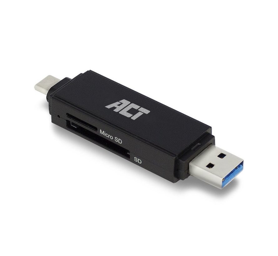 AC6375 geheugenkaartlezer USB 3.2 Gen 1 (3.1 Gen 1) Zwart