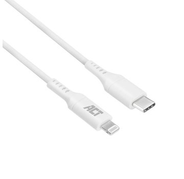 ACT AC3015 Lightning-kabel 2 m Wit