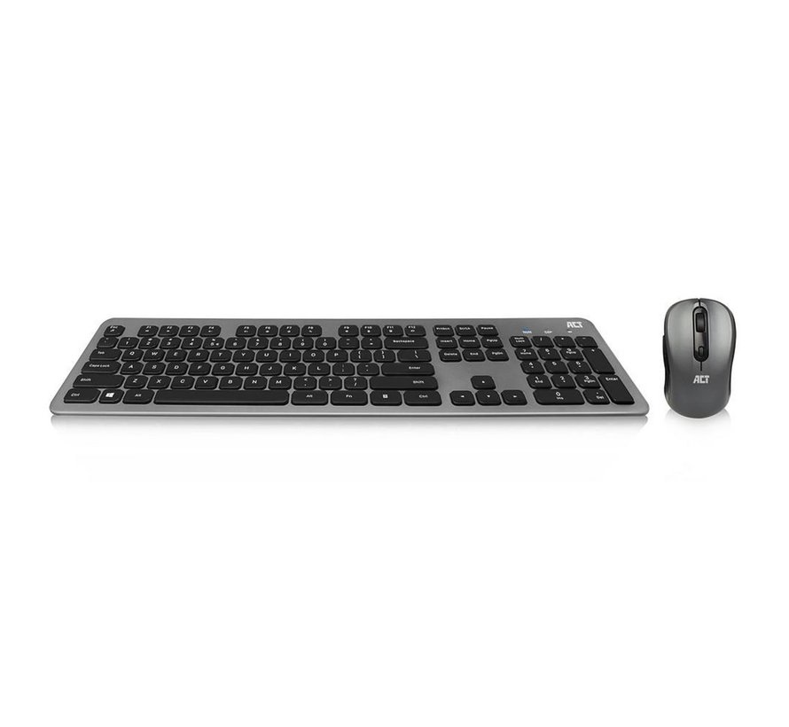 AC5710 toetsenbord RF Draadloos QWERTY UK International Zwart