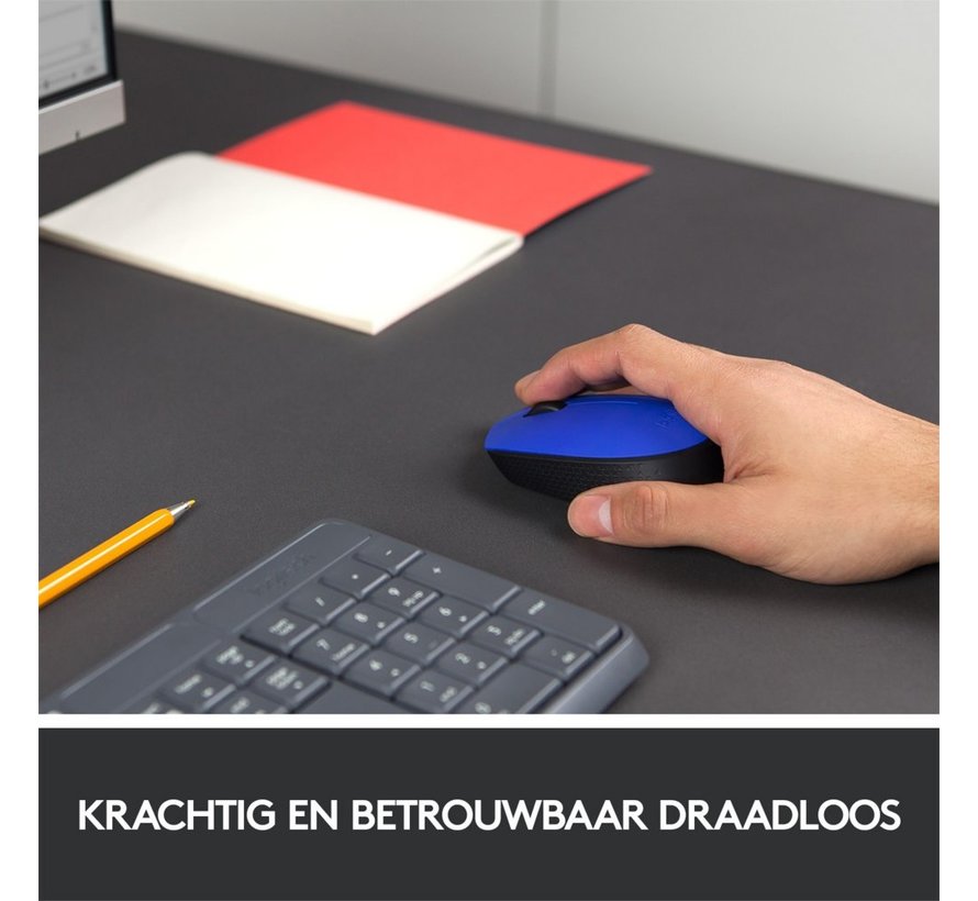 M171 muis Ambidextrous RF Draadloos Optisch 1000 DPI