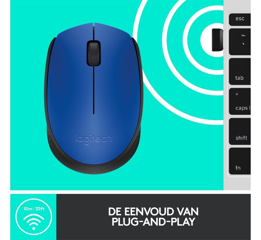 M171 muis Ambidextrous RF Draadloos Optisch 1000 DPI