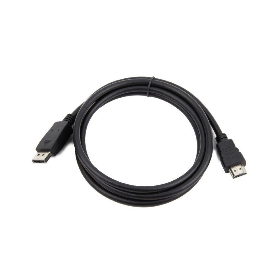 DisplayPort - HDMI, 1.8m 1,8 m HDMI A Zwart
