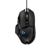 Logitech G502 Hero | Gaming Muis | Rechtshandig | USB-A | 16000 DPI | Zwart