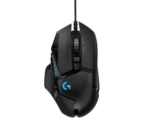 Logitech G502 Hero | Gaming Muis | Rechtshandig | USB-A | 16000 DPI | Zwart