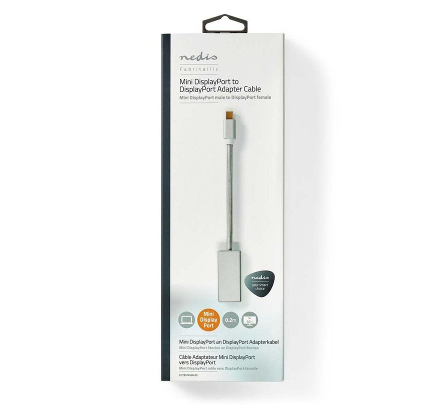 | Mini-DisplayPort naar Displayport 4K Adapter | Wit