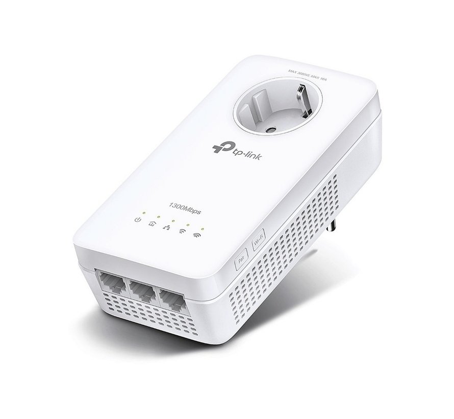 TL-WPA8631P PowerLine-netwerkadapter 1300 Mbit/s Ethernet LAN Wifi Wit 1 stuk(s)