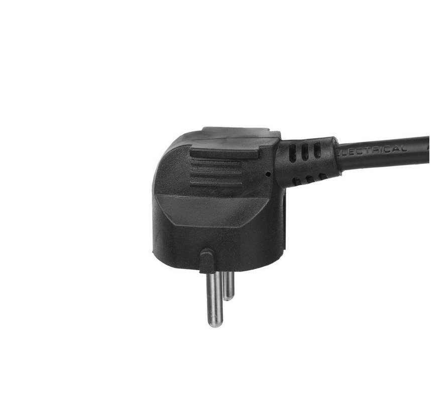 AC2460 | Stekkerdoos | 6 Stopcontacten | 3 m | Binnen | Zwart