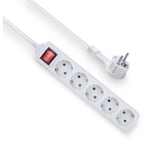 ACT AC2455 power uitbreiding 1,5 m 5 AC-uitgang(en) Binnen Wit