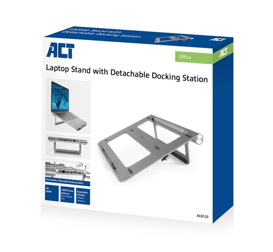 AC8125 notebookstandaard Grijs 39,6 cm (15.6")