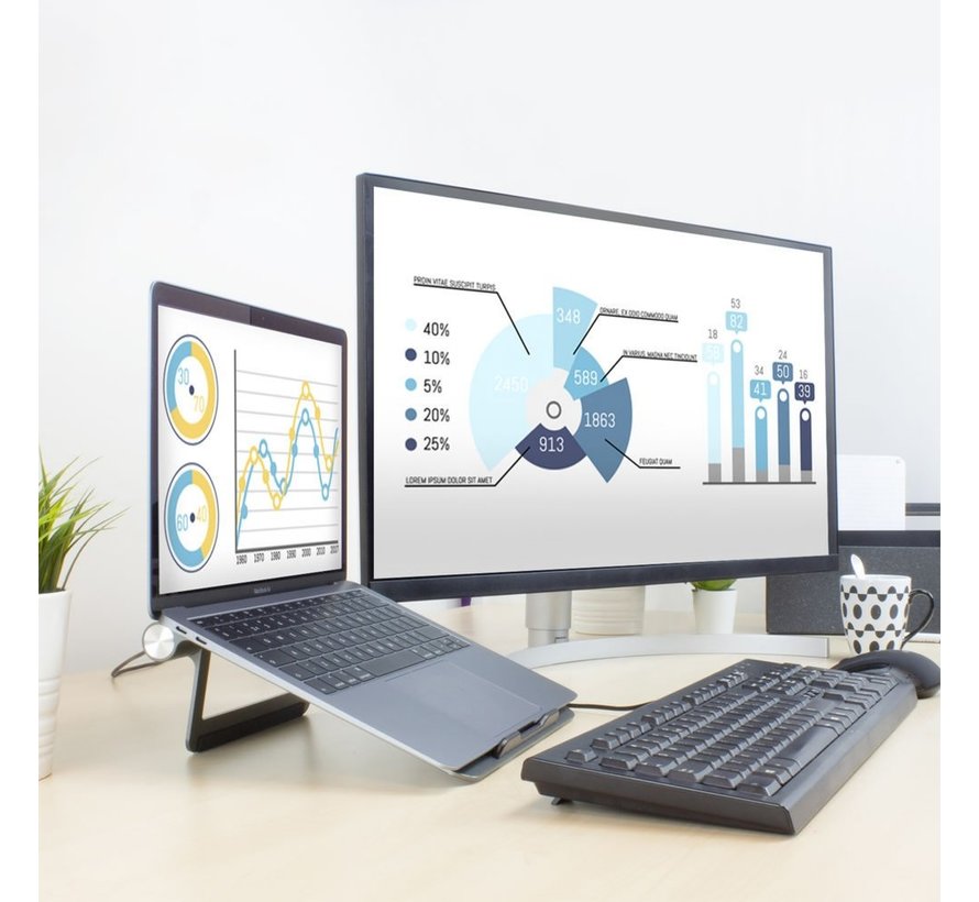 AC8125 notebookstandaard Grijs 39,6 cm (15.6")