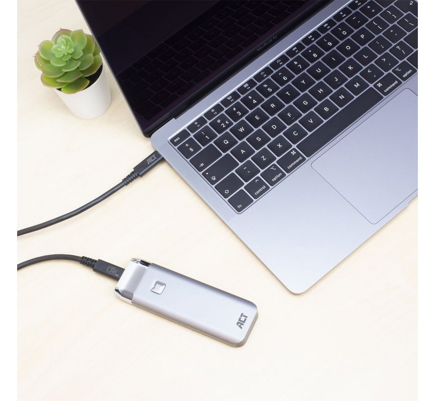 AC7451 | USB4 Gen 3x2 Kabel | USB-C naar USB-C | 0.8m | Zwart