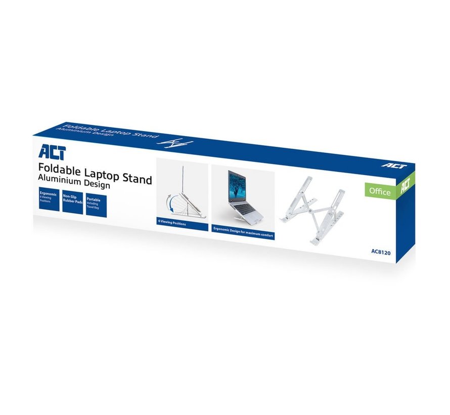 AC8120 notebookstandaard Grijs 43,9 cm (17.3")