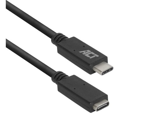 ACT AC7412 USB-kabel 2 m USB 3.2 Gen 1 (3.1 Gen 1) USB C Zwart