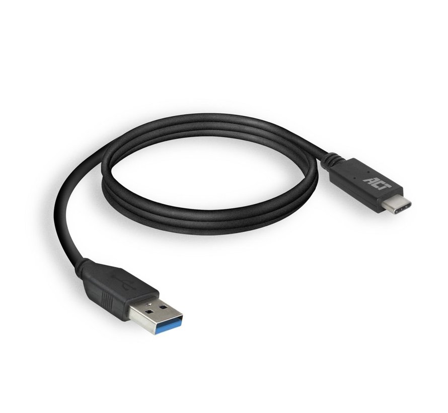 AC7416 USB-kabel 1 m USB 3.2 Gen 1 (3.1 Gen 1) USB C USB A Zwart