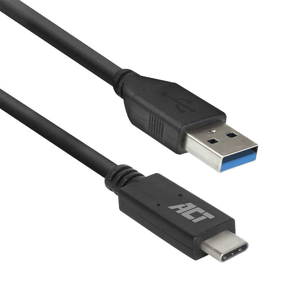 Classificatie haar merk op ACT AC7417 USB-kabel 2 m USB 3.2 Gen 1 (3.1 Gen 1) USB C USB A Zwart - Pcman