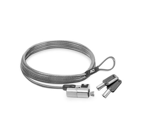 ACT AC9030 kabelslot Metallic 2 m