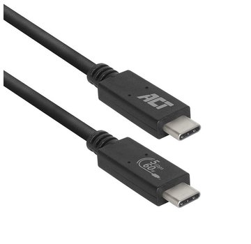 ACT AC7401 USB-kabel 1 m USB 3.2 Gen 1 (3.1 Gen 1) USB C Zwart