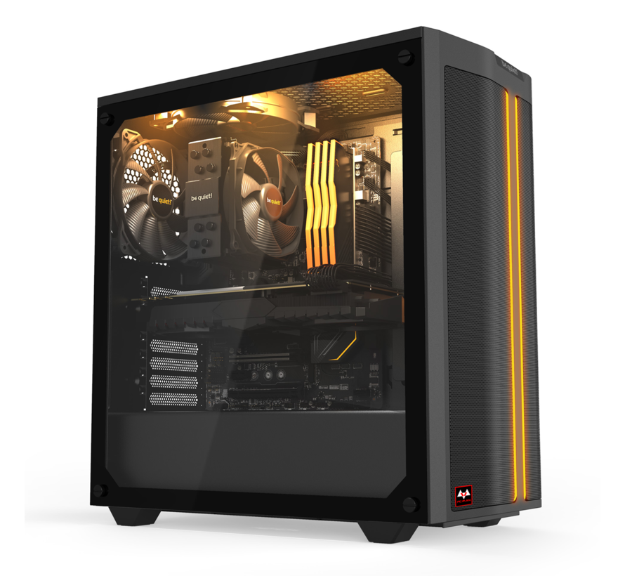 Pcman Game PC Pure Base 500DX AMD - Ryzen 5 5500 - Nvidia RTX 3060 - 16 GB geheugen - 480 GB SSD - Windows 11 Pro