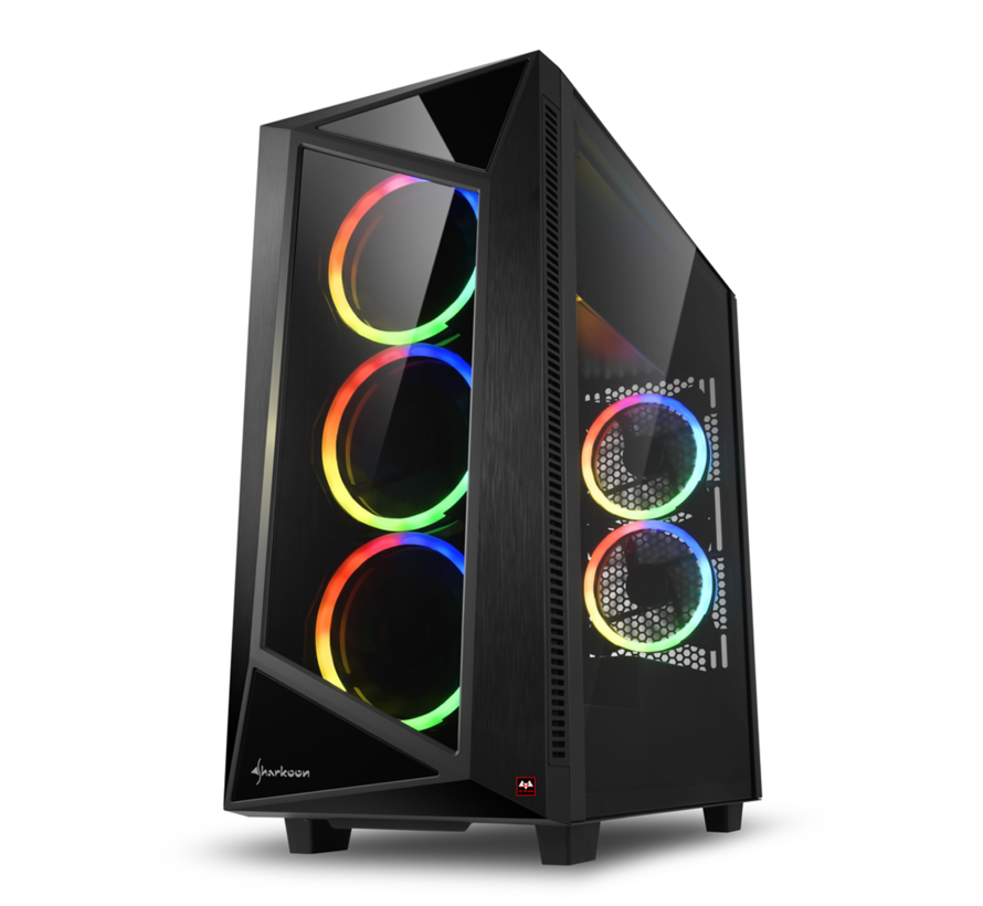 Pcman Game PC Shark AMD -  Ryzen 5 5500 - RTX 3060 - 16 GB geheugen - 480 GB SSD - Windows 11 Pro