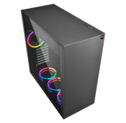 Pcman Pcman Game PC Steel Black - Intel i5-12400F - Nvidia RTX 3060 - 16 GB geheugen - 480 GB SSD - Windows 11 Pro