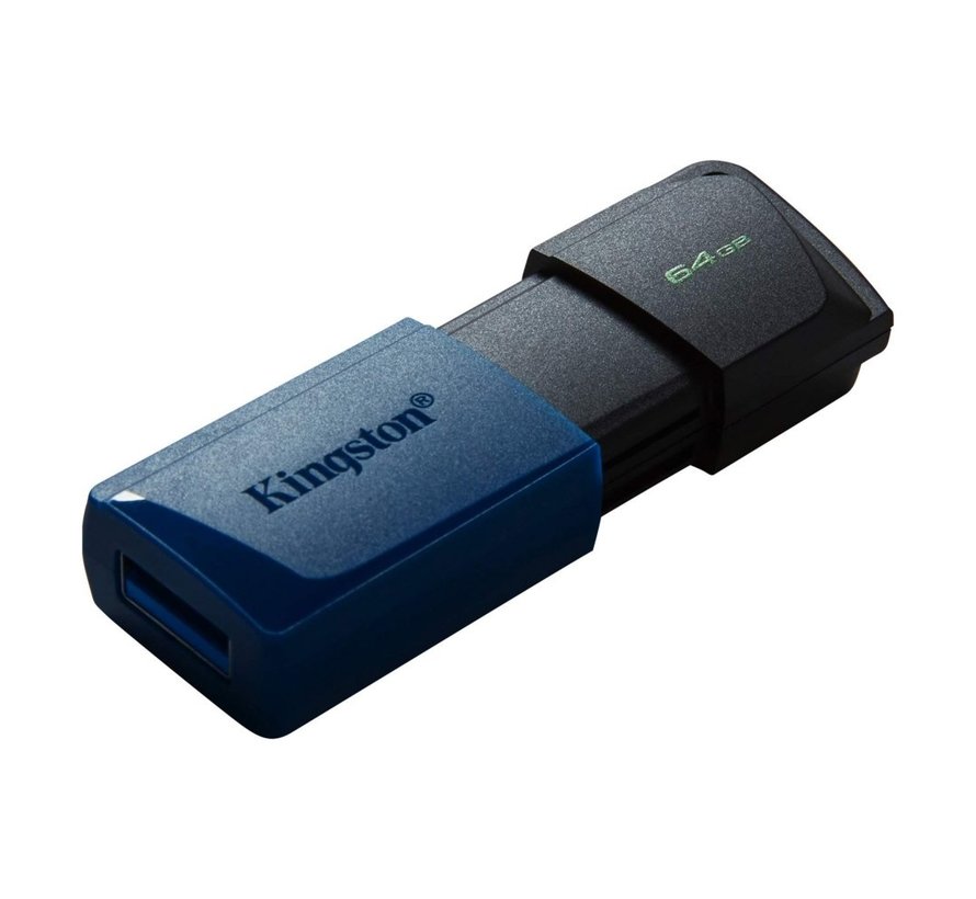 Technology DataTraveler Exodia M USB flash drive 64 GB USB Type-A 3.2 Gen 1 (3.1 Gen 1) Zwart, Blauw