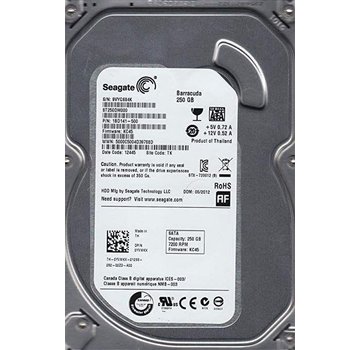 Seagate HDD 3.5" | 250GB SATA III | 7200RPM | PULLED (refurbished)