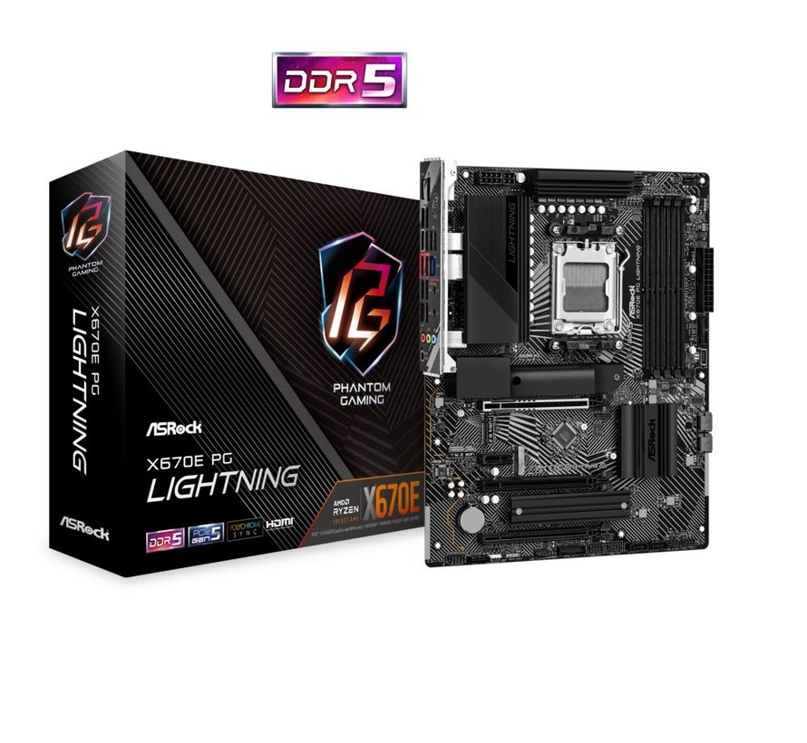 X670E PG LIGHTNING AMD X670 Socket AM5 ATX
