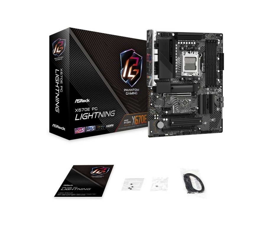 X670E PG LIGHTNING AMD X670 Socket AM5 ATX