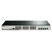 D-LINK D-Link DGS-1510-28X | 28-poorts Gigabit Stackable Smart Switch | 24 RJ45 + 4 SFP+ | Layer 3 | Stackable