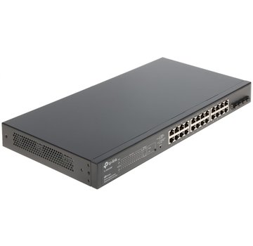TP-Link TL-SG2428P | 28-poorts Gigabit Smart PoE+ Switch | 24 RJ45 + 4 SFP | 250W PoE-vermogen | VLAN/QoS
