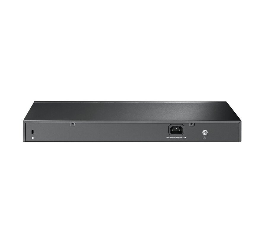 TL-SG2428P | 28-poorts Gigabit Smart PoE+ Switch | 24 RJ45 + 4 SFP | 250W PoE-vermogen | VLAN/QoS