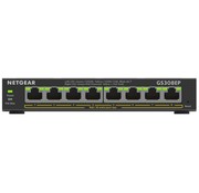 Netgear GS308EP-100PES | 8-poorts Gigabit Smart Managed Plus PoE+ Switch | 62W PoE-vermogen | VLAN/QoS | Compact
