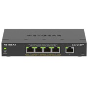 Netgear GS305EPP-100PES | 5-poorts Gigabit Smart Managed Plus PoE+ Switch | 120W PoE-vermogen | VLAN/QoS | Webbeheer
