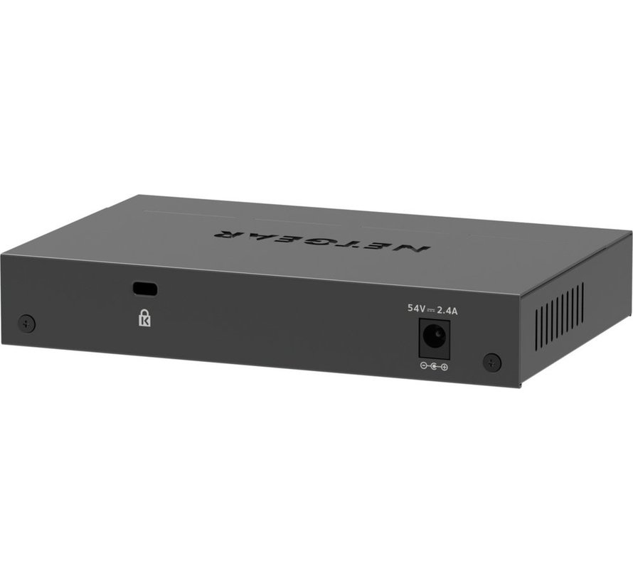 GS305EPP-100PES | 5-poorts Gigabit Smart Managed Plus PoE+ Switch | 120W PoE-vermogen | VLAN/QoS | Webbeheer